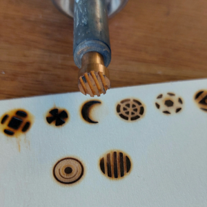 Brandstempels houtbrander