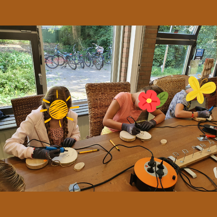 Kinderfeestjes houtbranden